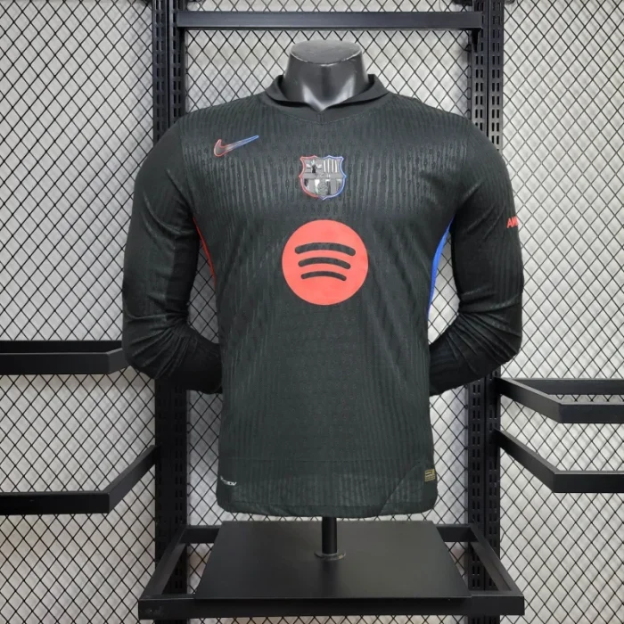 24-25 Barcelona Away Long Sleeve Player Version