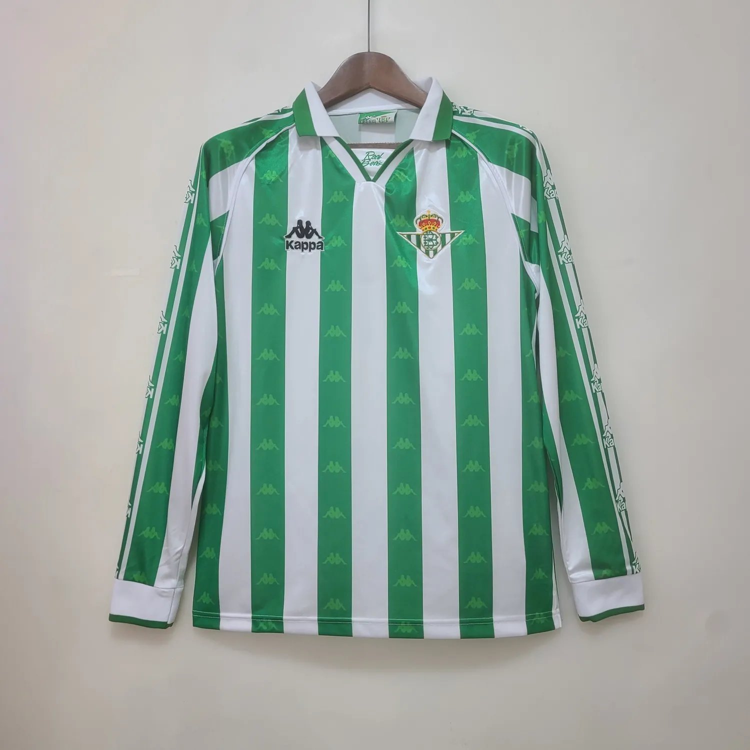 95-97 Real Betis Home Long Sleeve Retro 