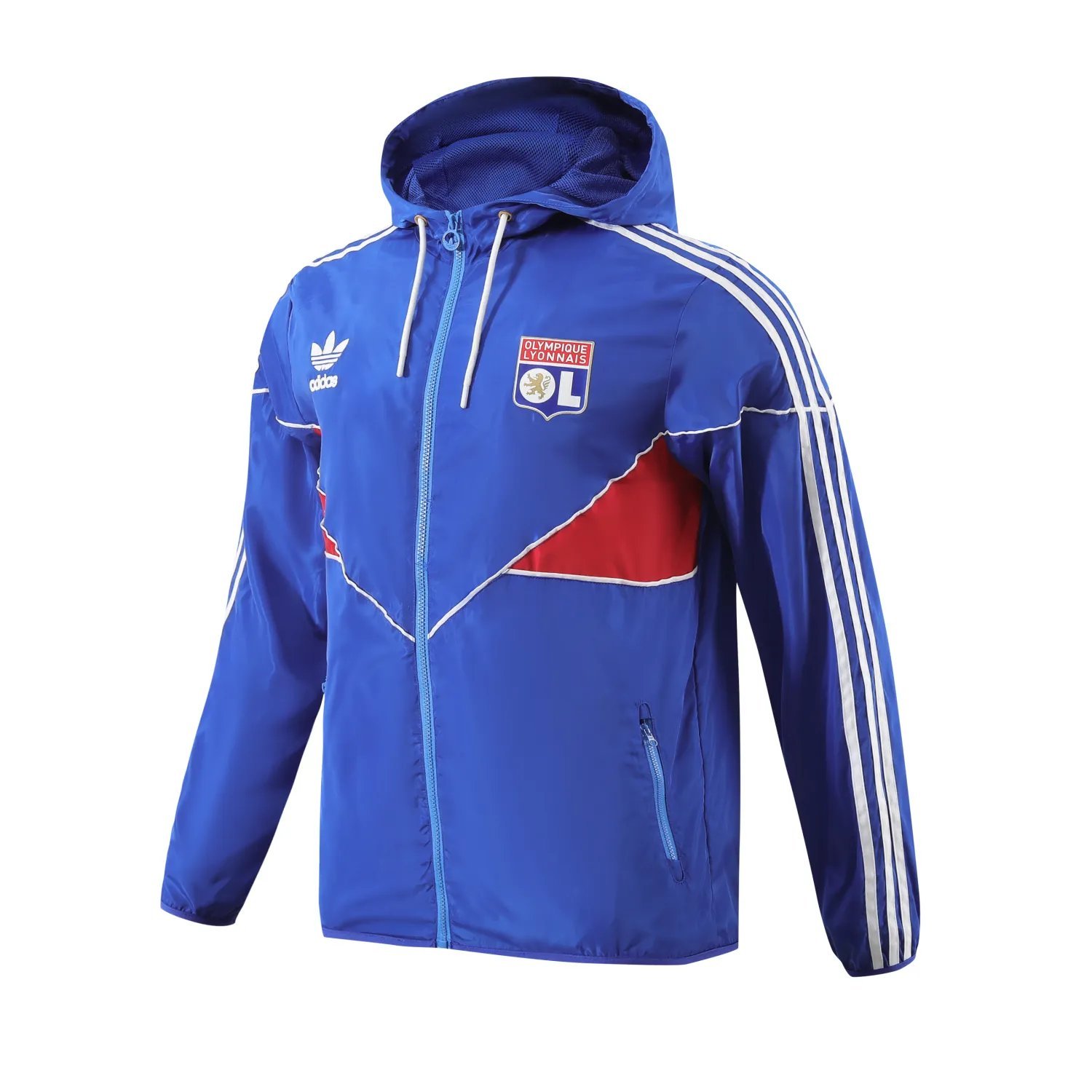 2023 Olympique Lyonnais Hooded Windbreaker 