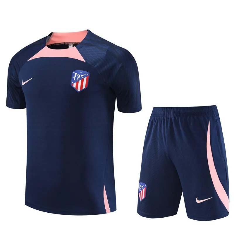 23-24 Atletico Madrid Short Sleeve Training Suit