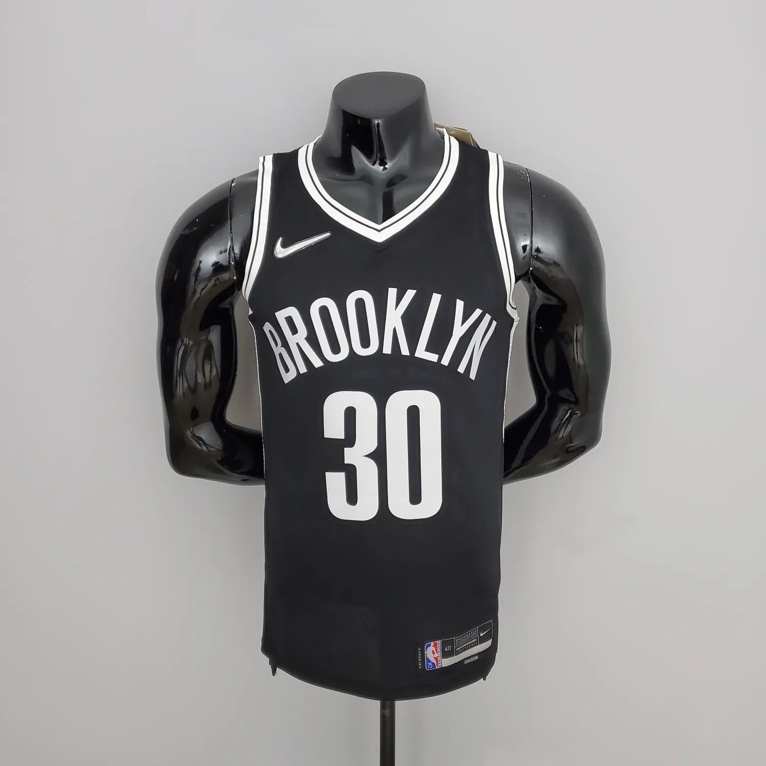 75th Anniversary Curry #30 Nets Black NBA 