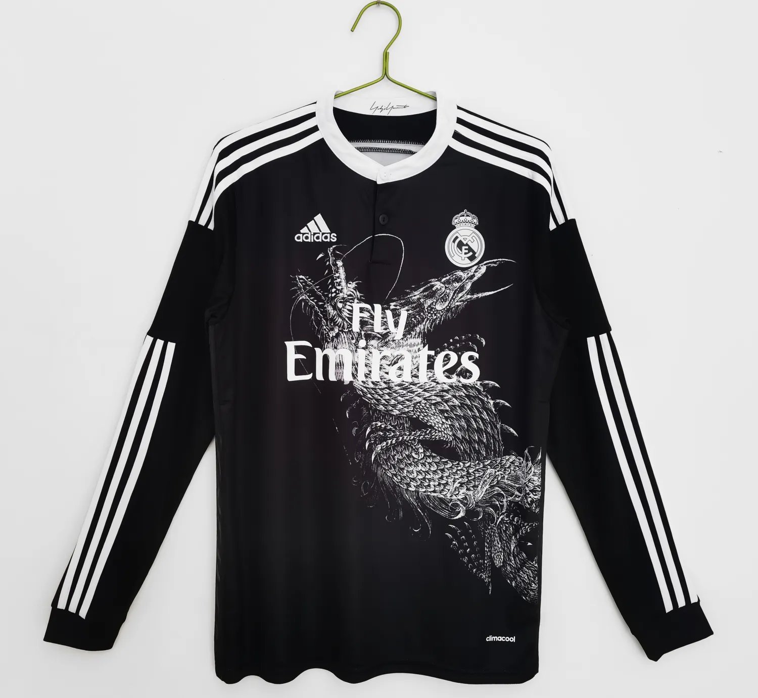 14-15 Real Madrid Third Black Long Sleeve Retro 