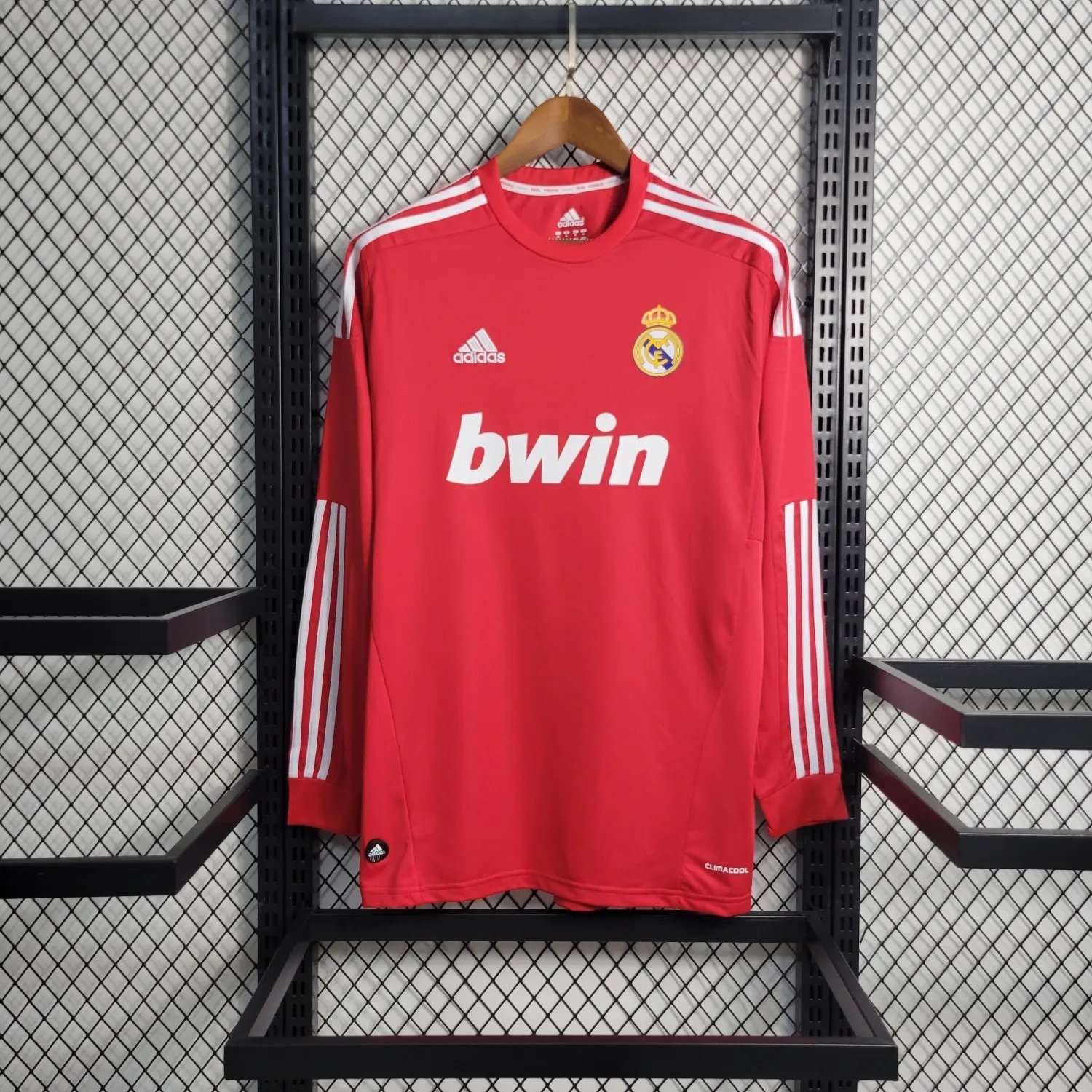 11-12 Real Madrid Red Retro Long Sleeve 