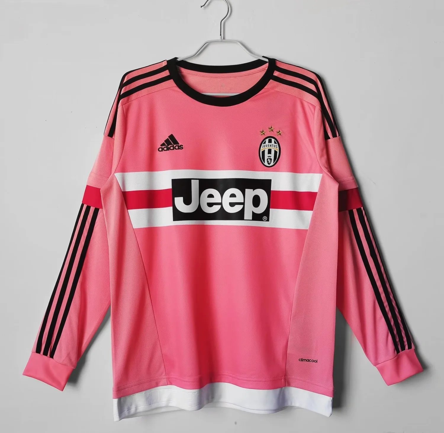 15-16 Juventus Away Long Sleeve Retro 