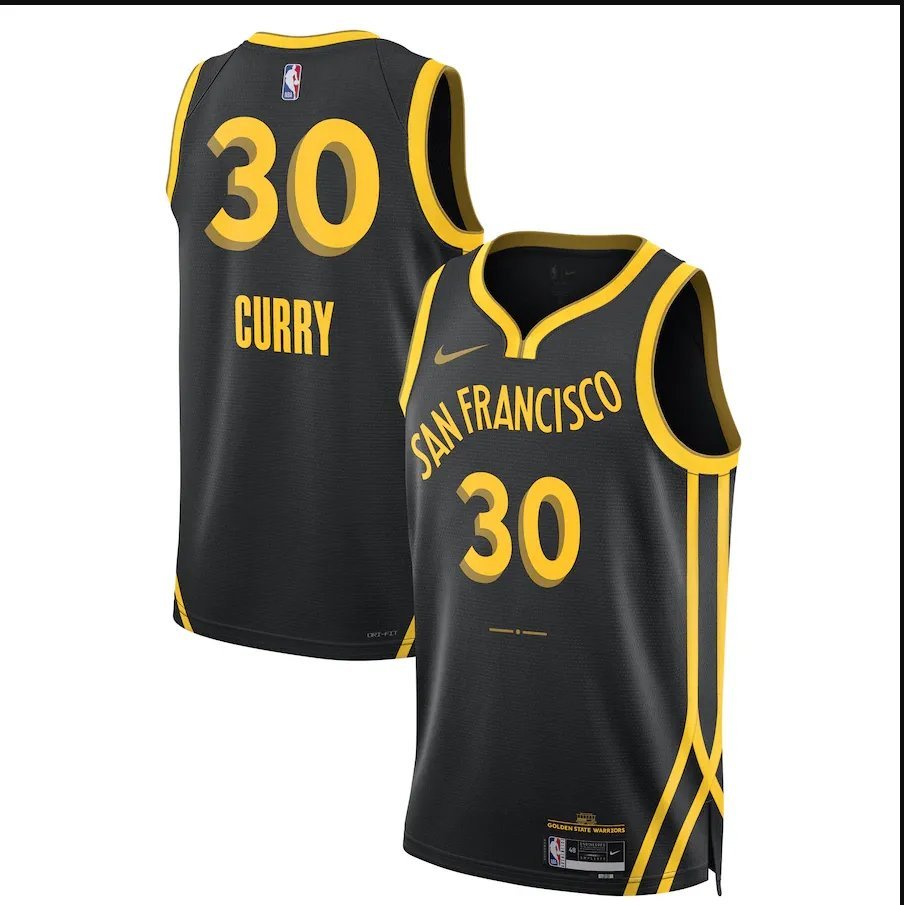 2023 Warriors City Edition Curry #30 NBA Swingman 