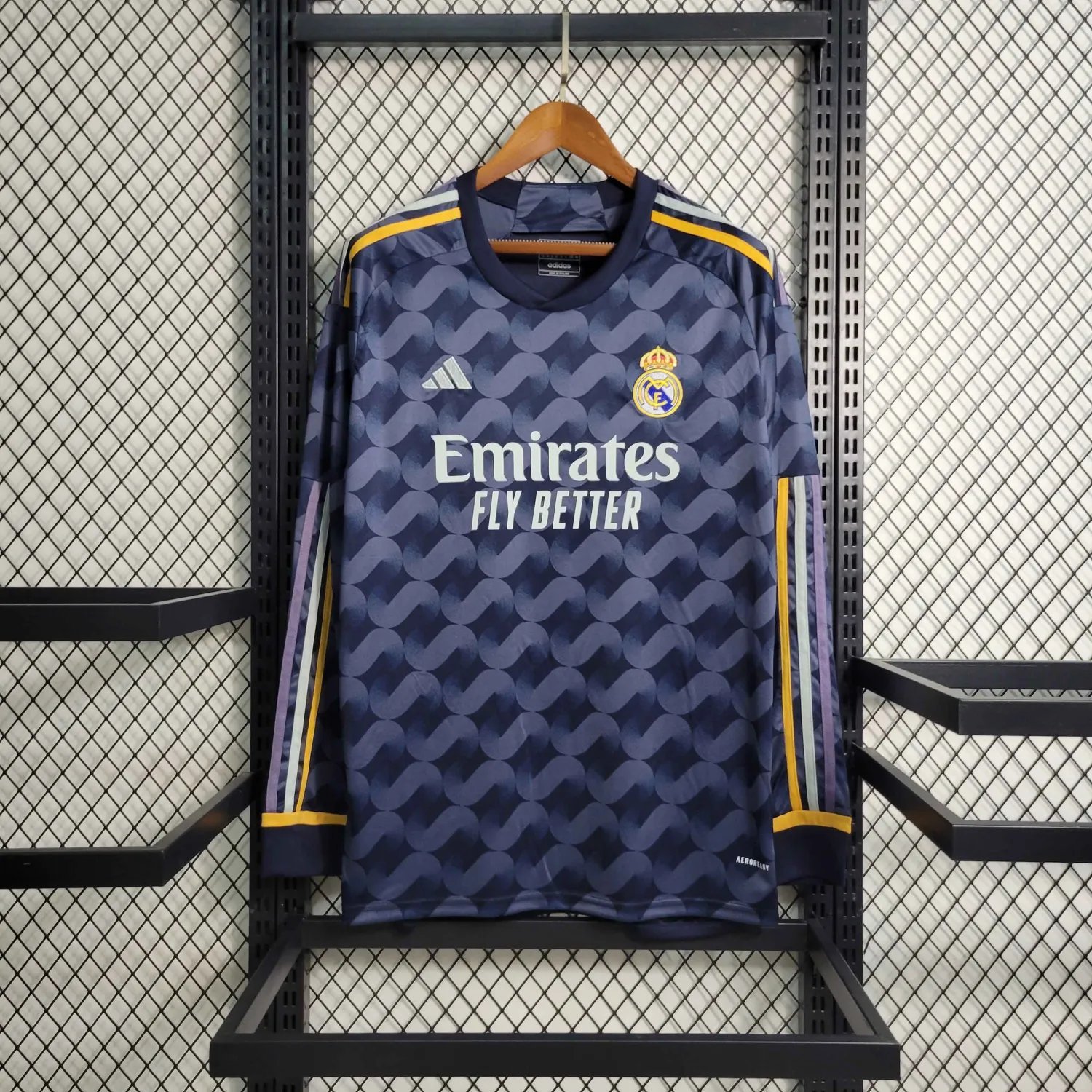 23-24 Real Madrid Away Fan Version Long Sleeve 