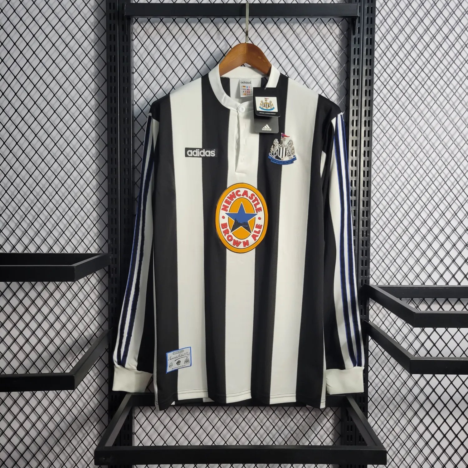 95-97 Newcastle United Home Long Sleeve Retro 