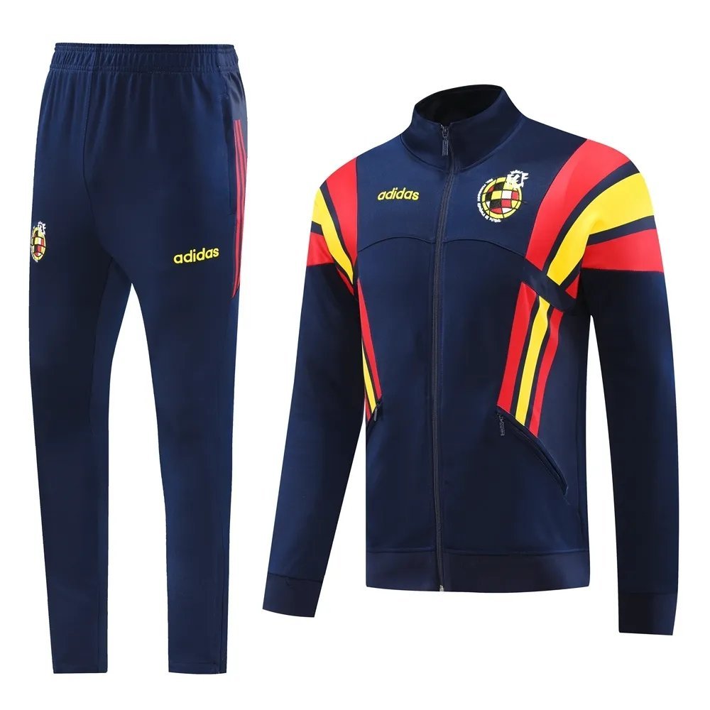 2024 Spain Dark Blue Jacket Tracksuit