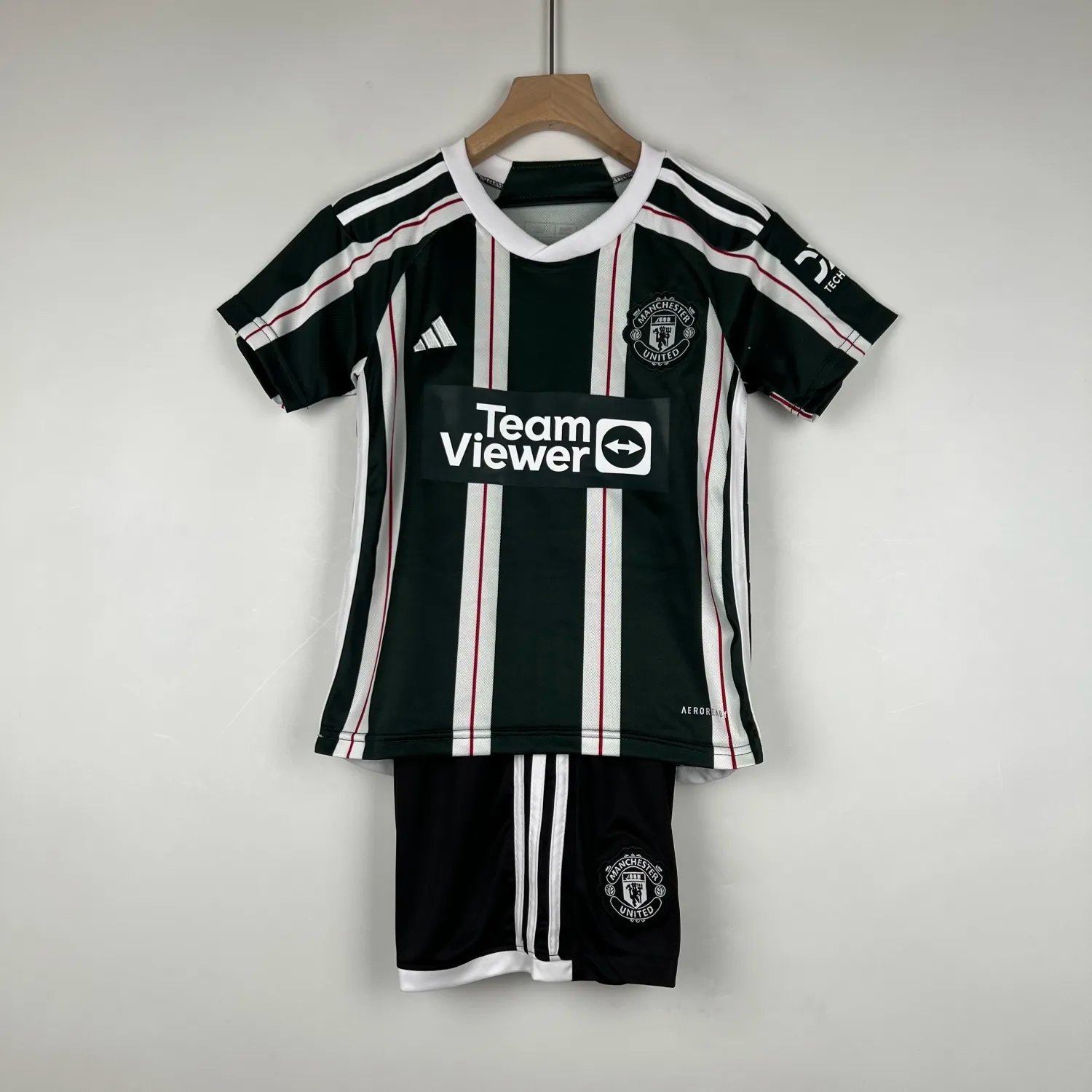 23-24 Manchester United Away Kids Kit