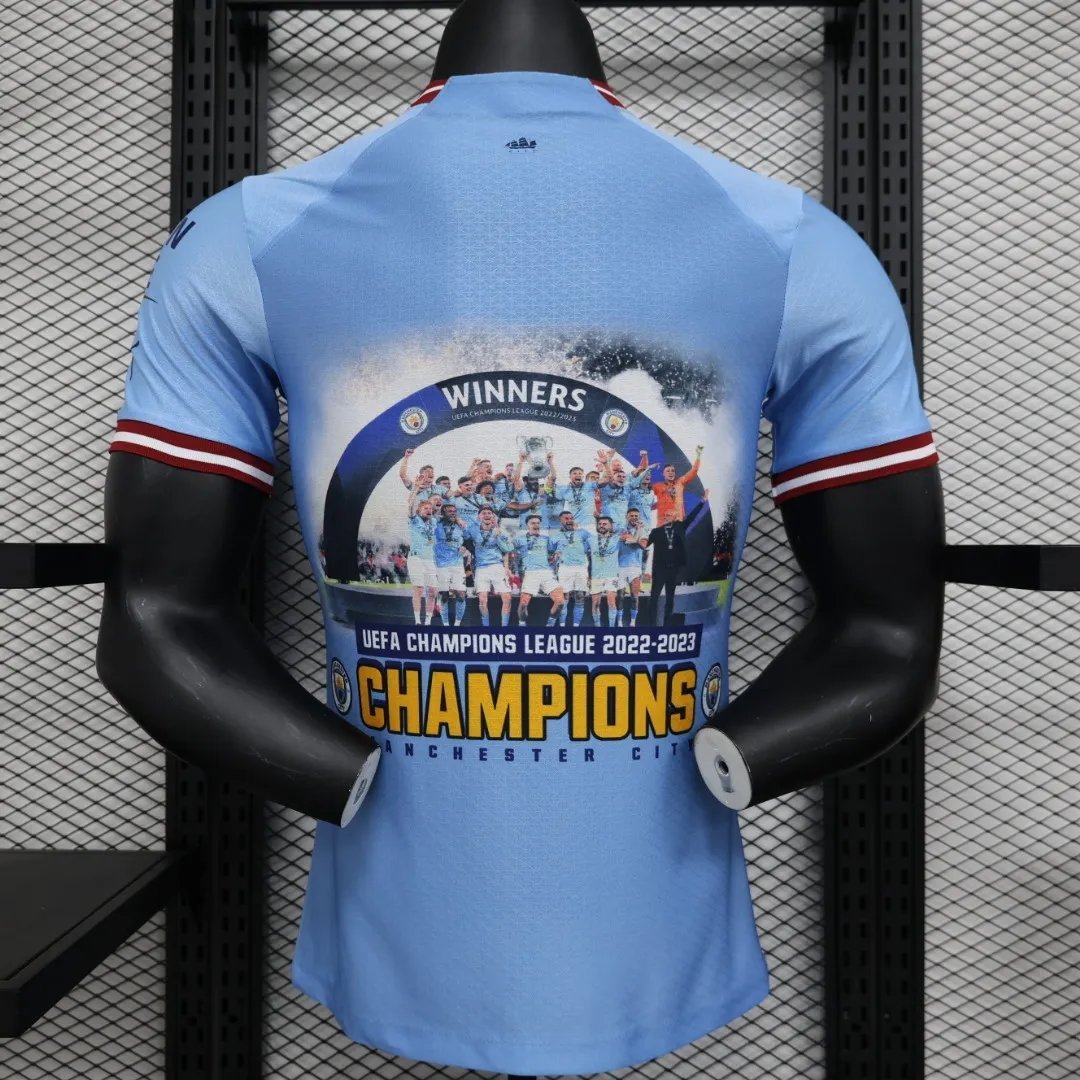 2023 Manchester City UEFA Champions League Winners 
