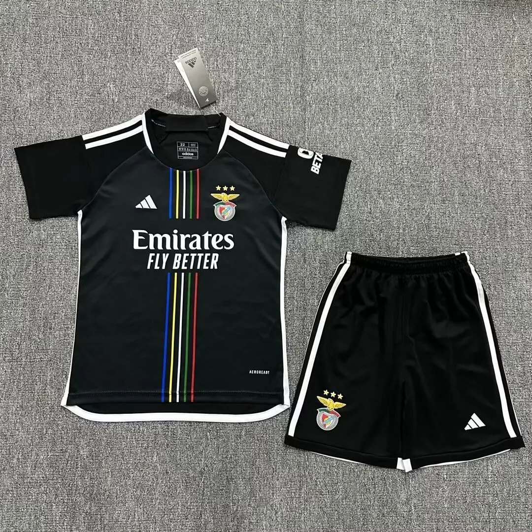 23-24 Benfica Away Kids Kit