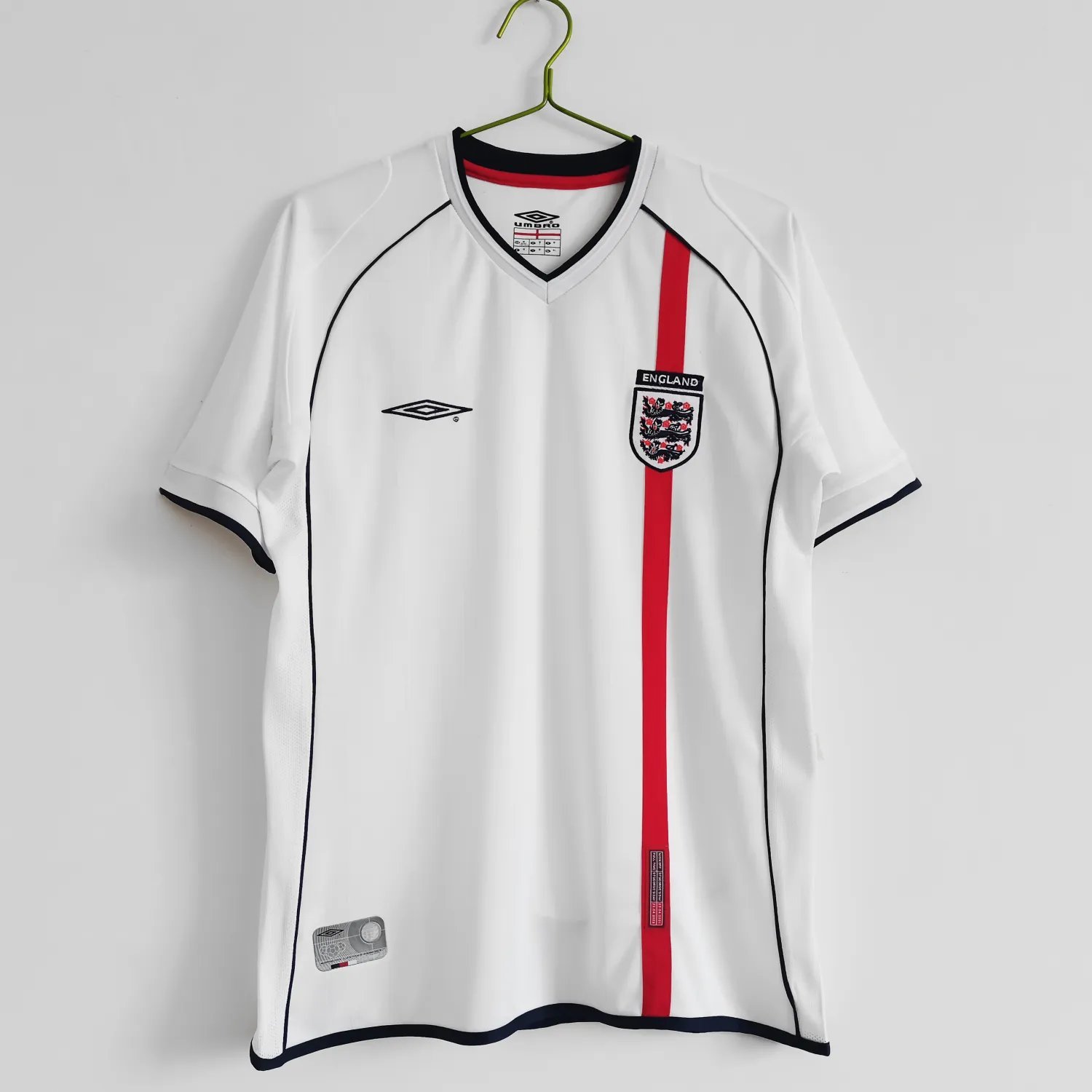 01-03 England Home White Retro 
