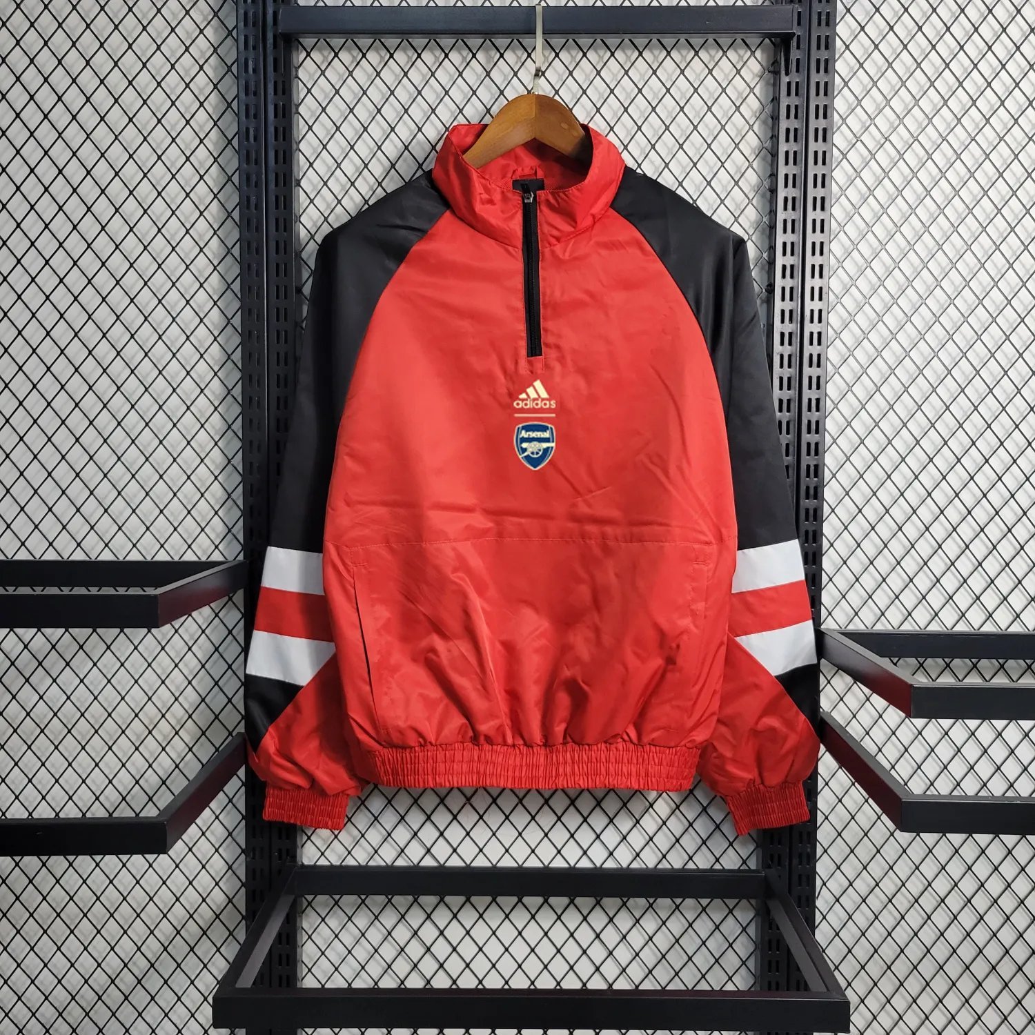 23-24 Arsenal Red Windbreaker 