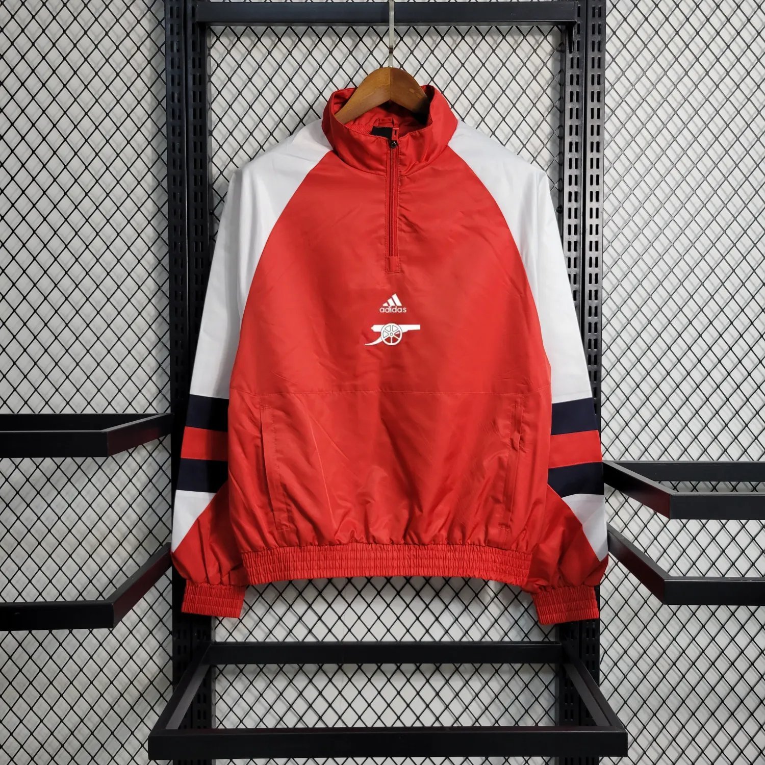 23-24 Arsenal Red Windbreaker 