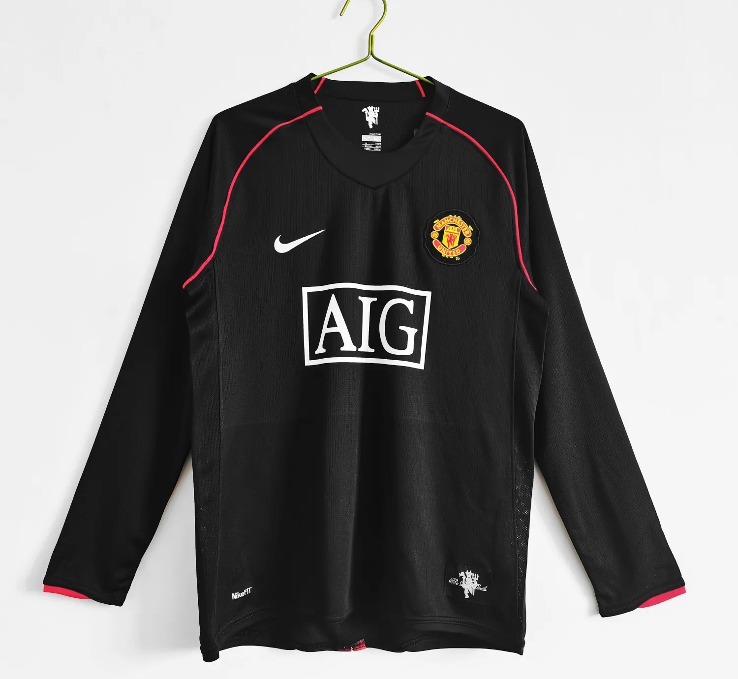 07-08 Manchester United Away Retro Long Sleeve 