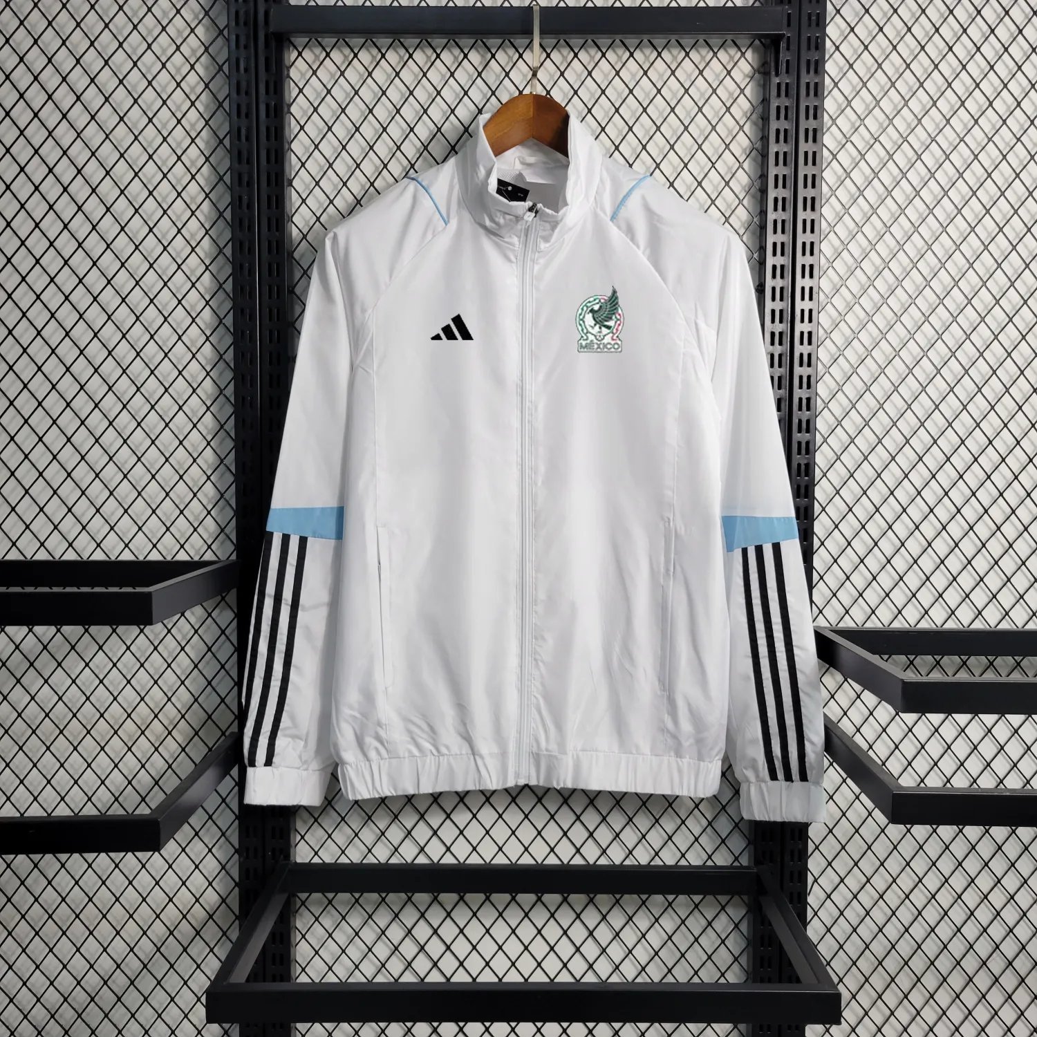 23-24 Mexico White Windbreaker 