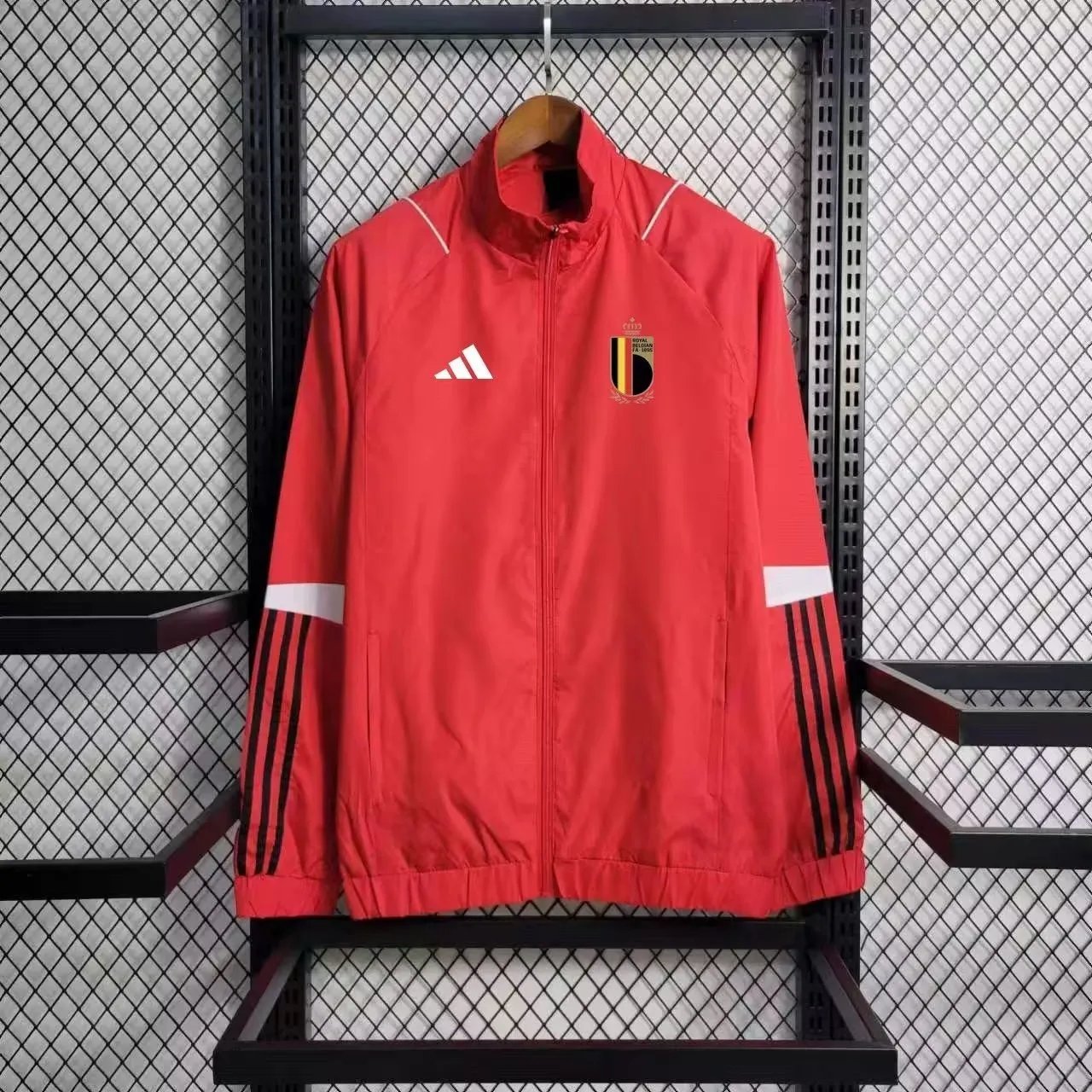 23-24 Belgium Red Windbreaker 