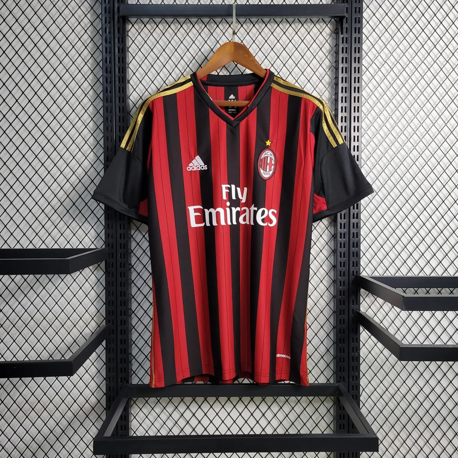 13-14 AC Milan Home Retro Fan Version 