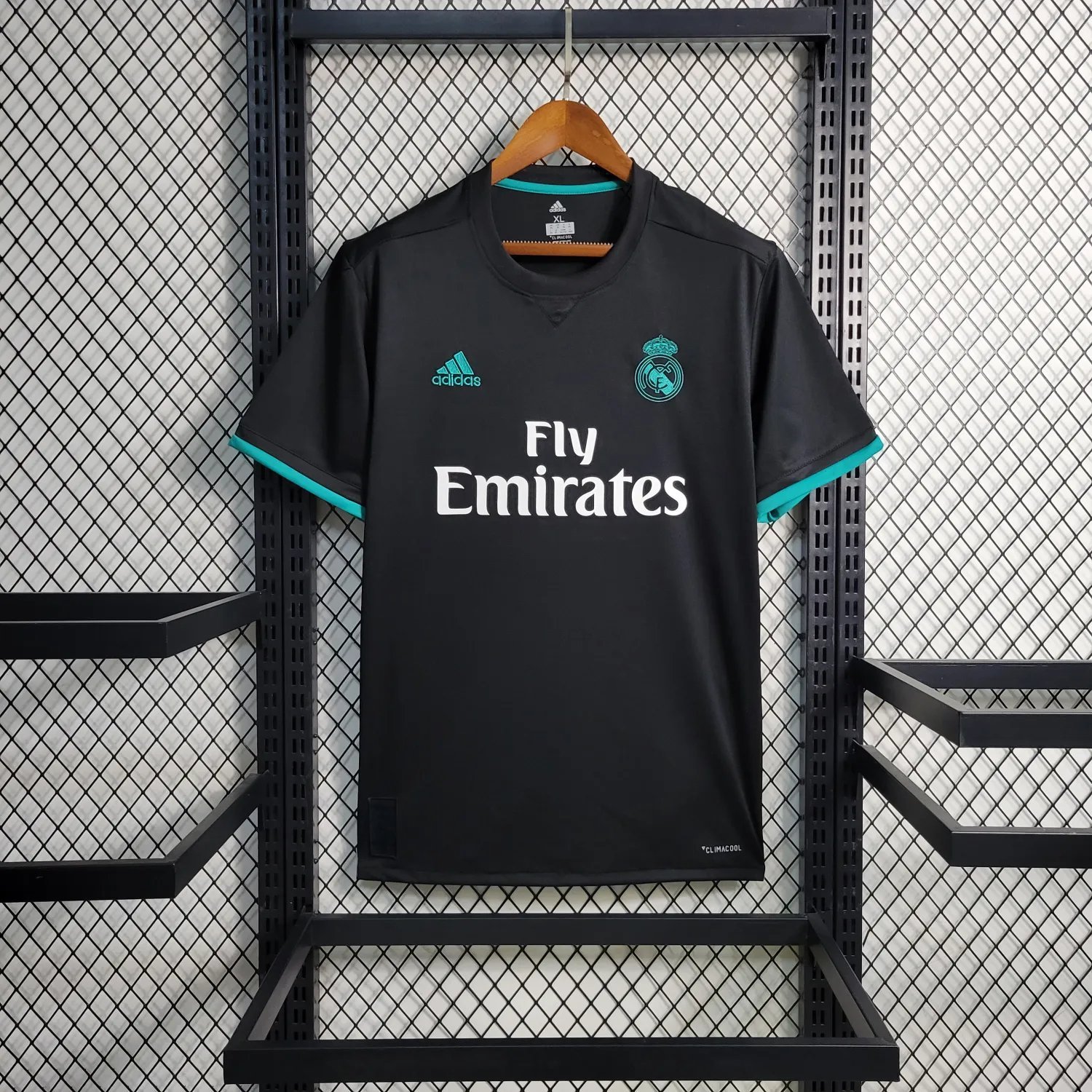 17-18 Real Madrid Away Black Retro 