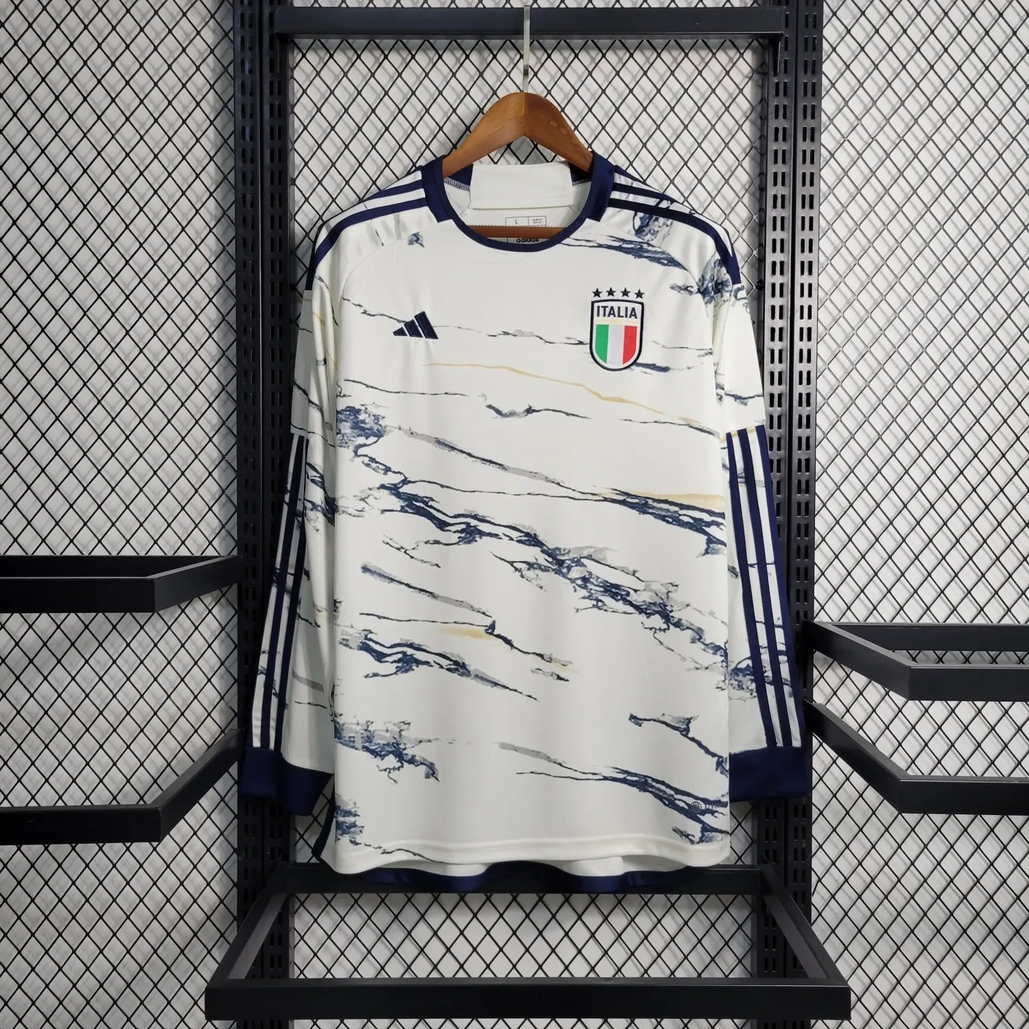 2023 Italy Away Long Sleeve Fan Version 