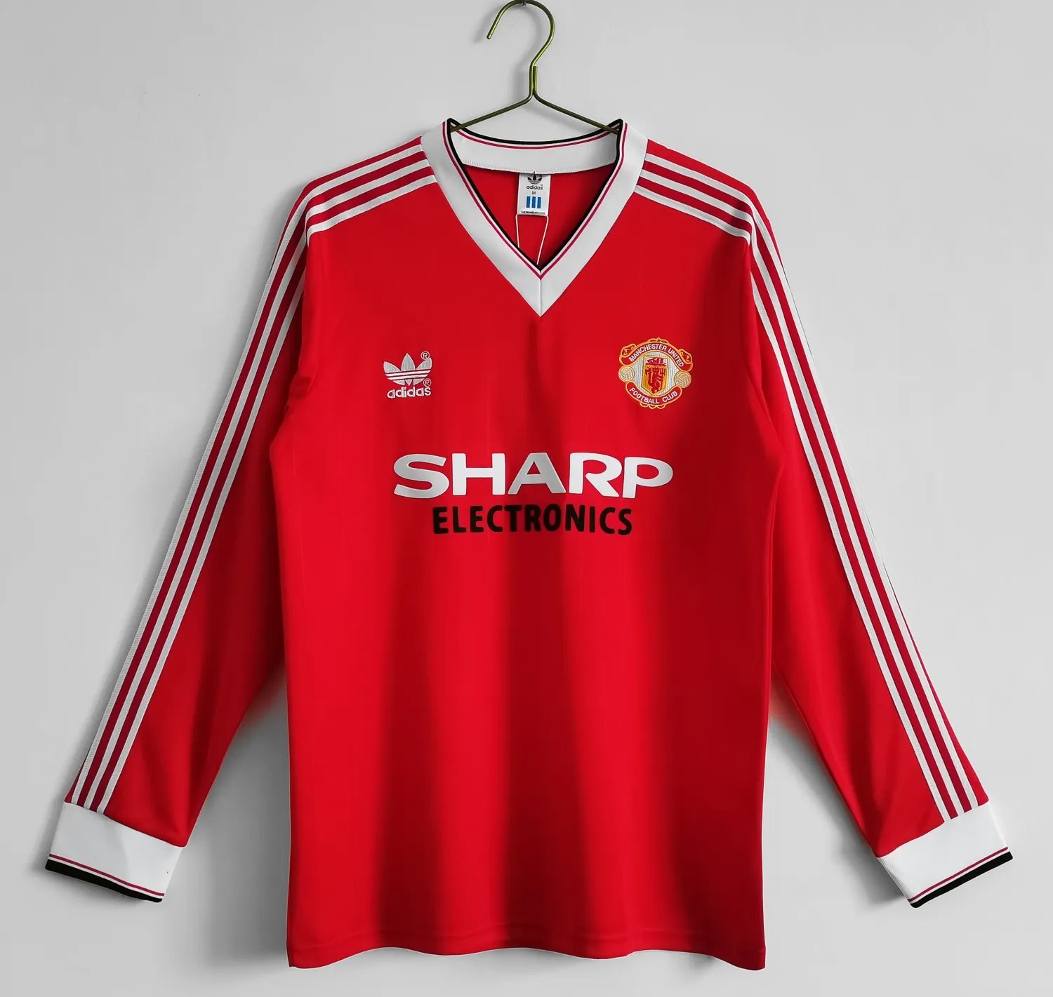 1983 Manchester United Home Long Sleeve Retro 