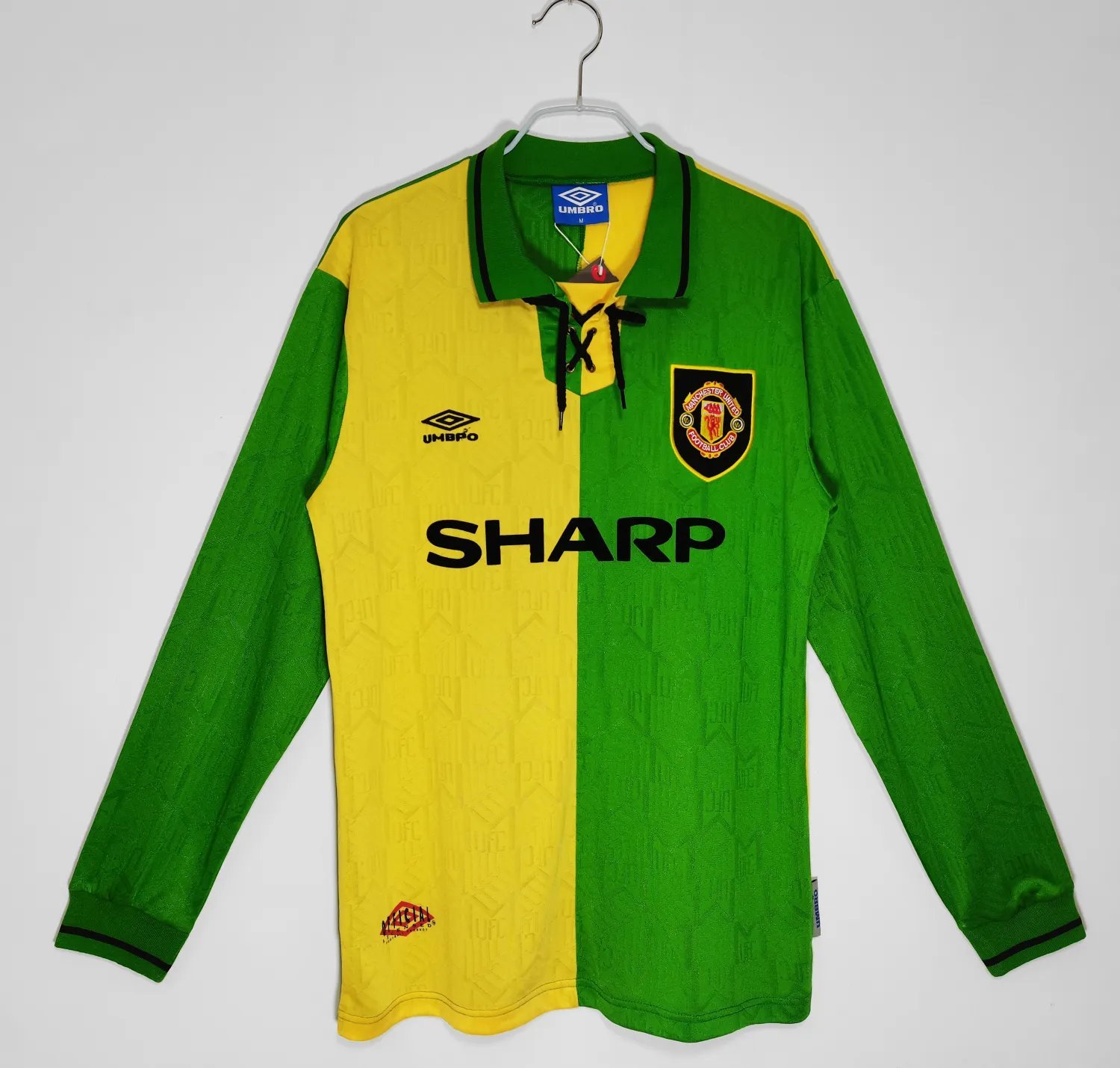 1992-1993 Manchester United Away Long Sleeve Retro 