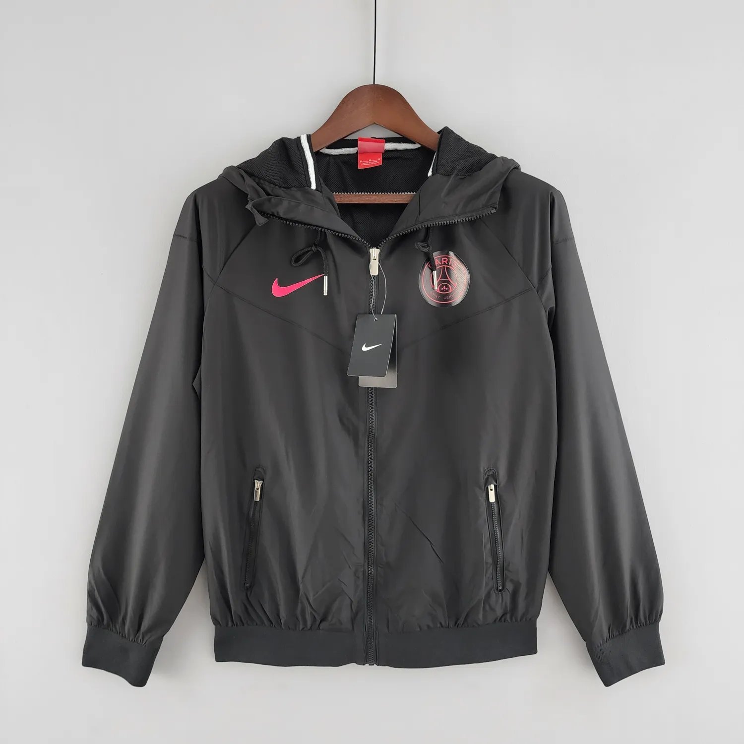 PSG Black Windbreaker