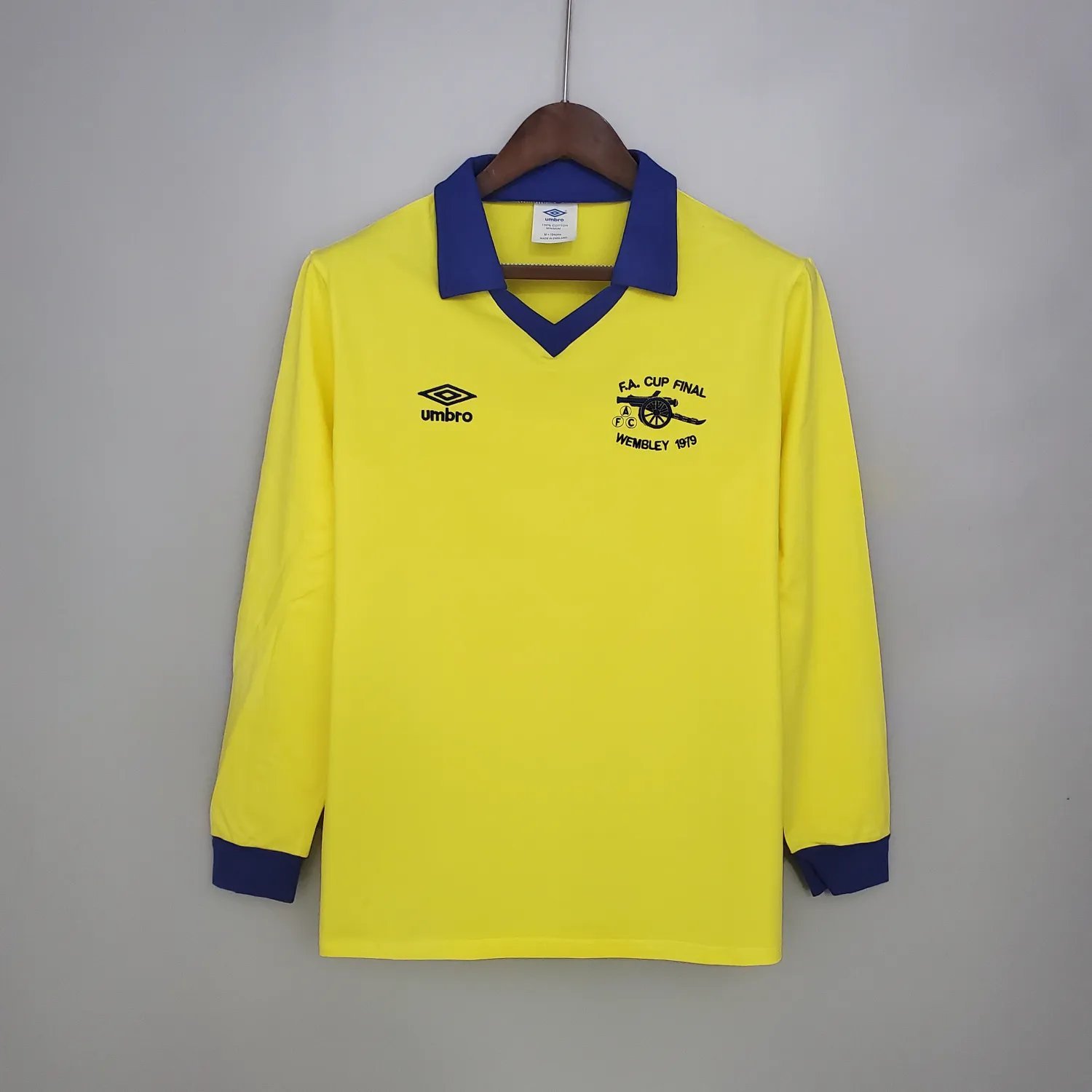 71-79 Arsenal Away Yellow Long Sleeve Retro 
