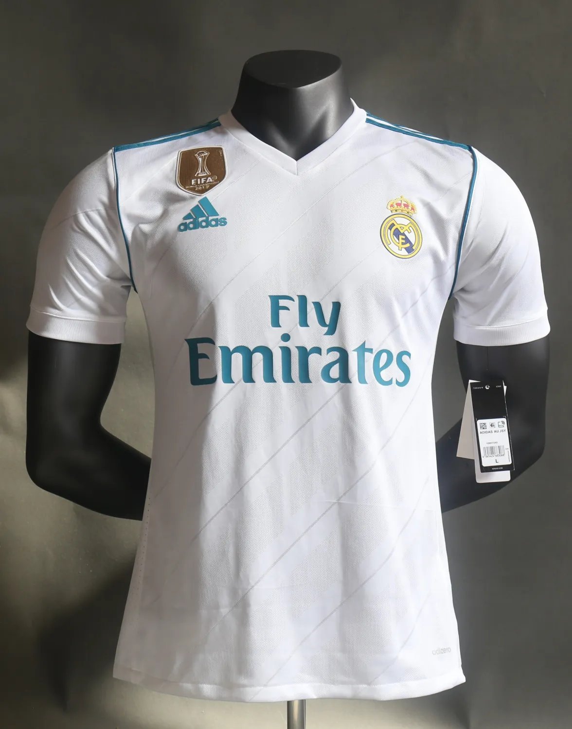 17-18 Real Madrid Home Retro Player Version