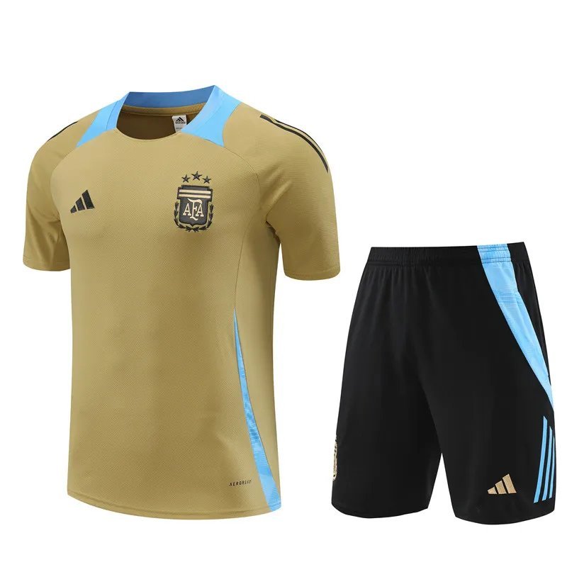 2024 Argentina Short Sleeve Training Suit