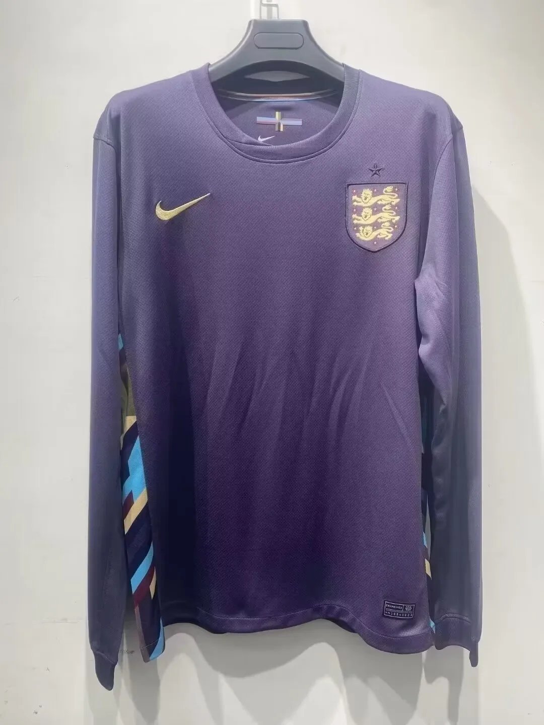 2024 England Away Long Sleeve Fan Version 