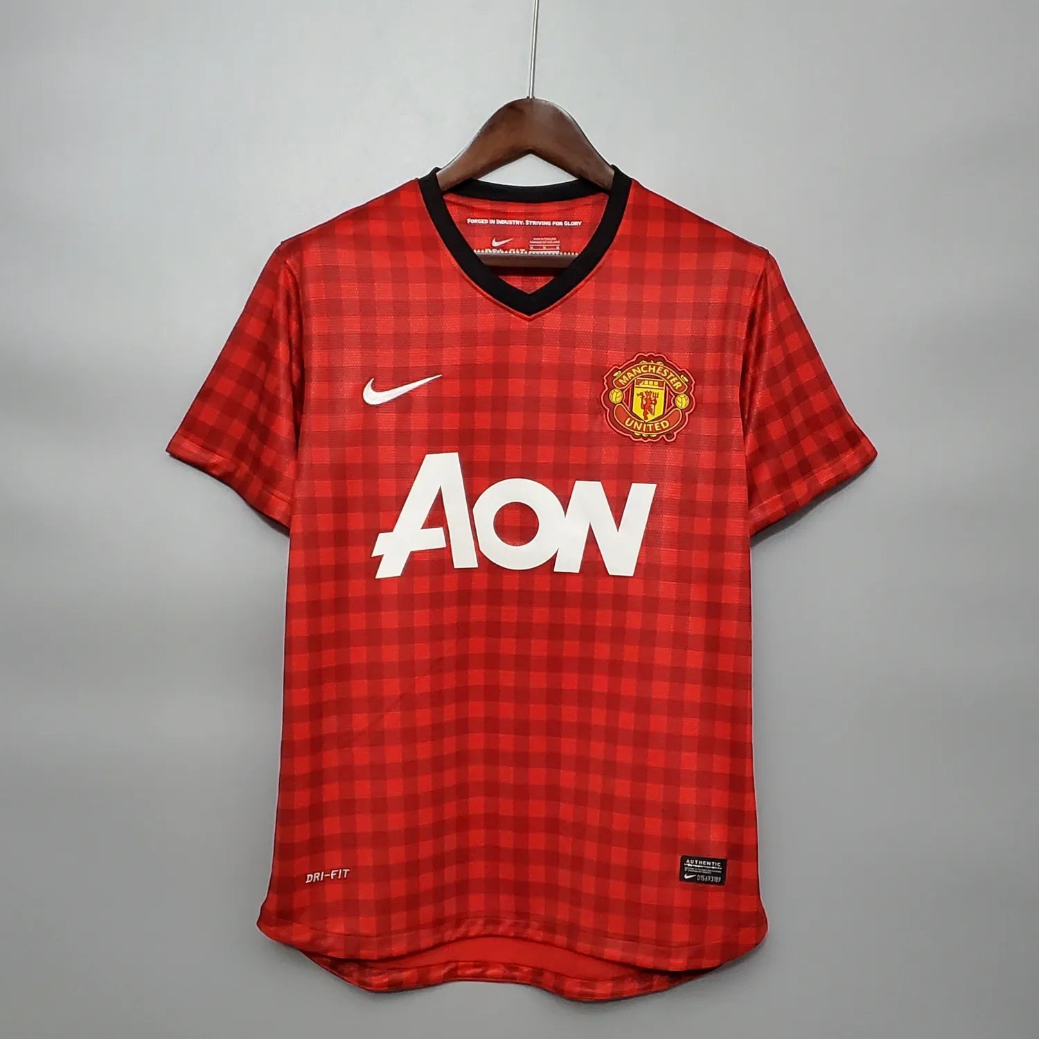 12-13 Manchester United Home Red Retro 