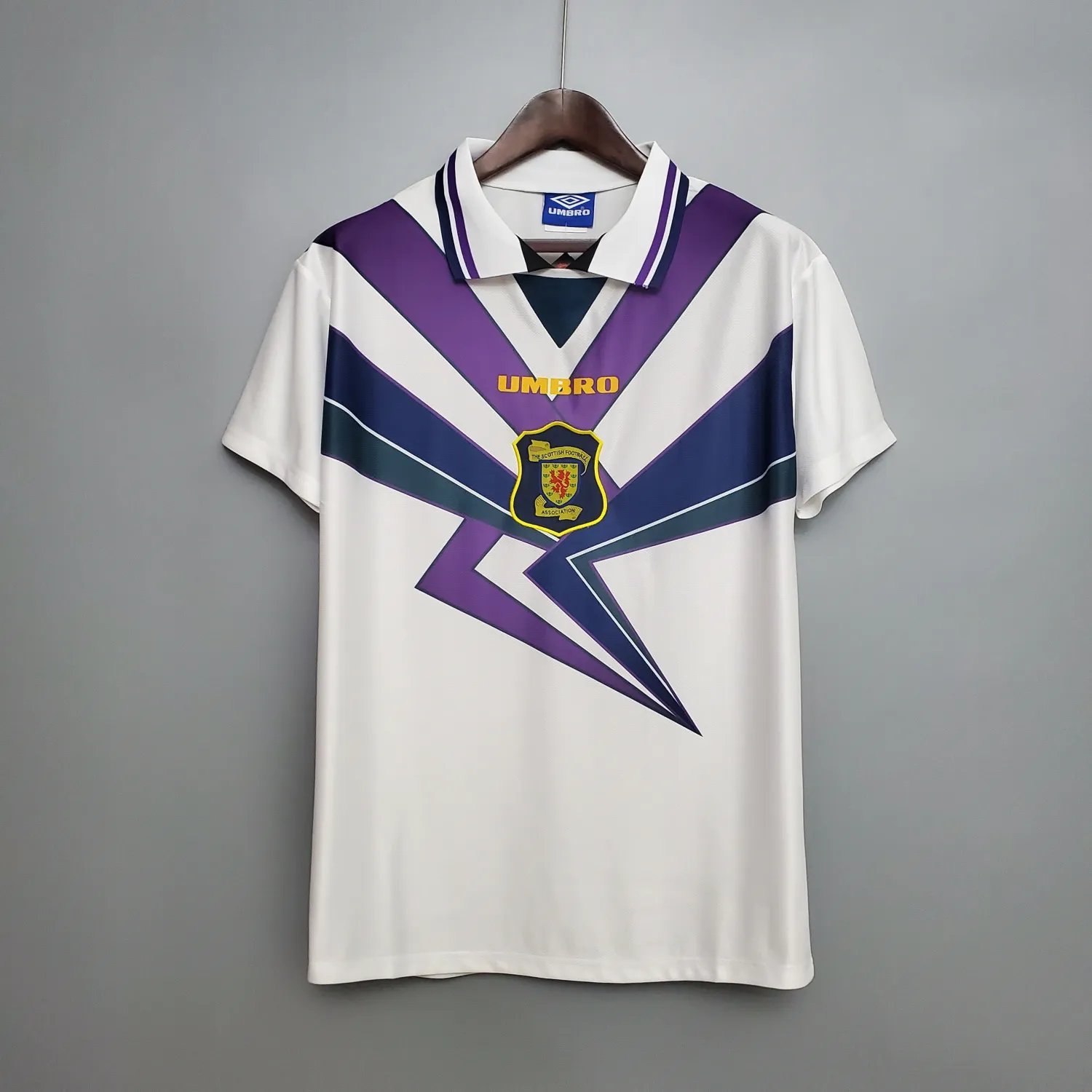 94-96 Scotland Away White Retro 