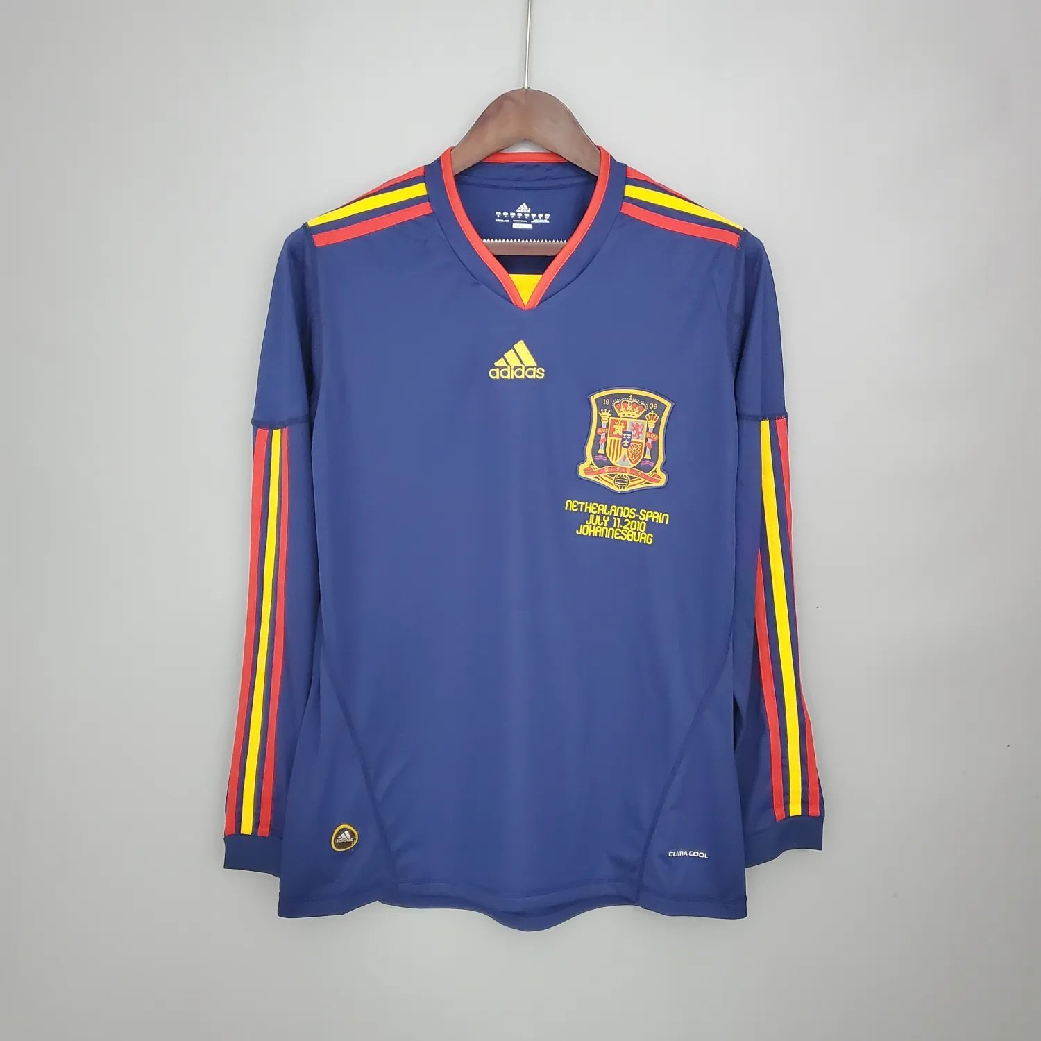 2010 Spain Away Long Sleeve Retro 