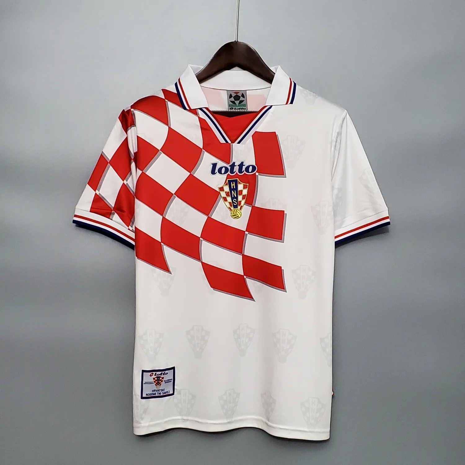 1998 Croatia Home White Retro 