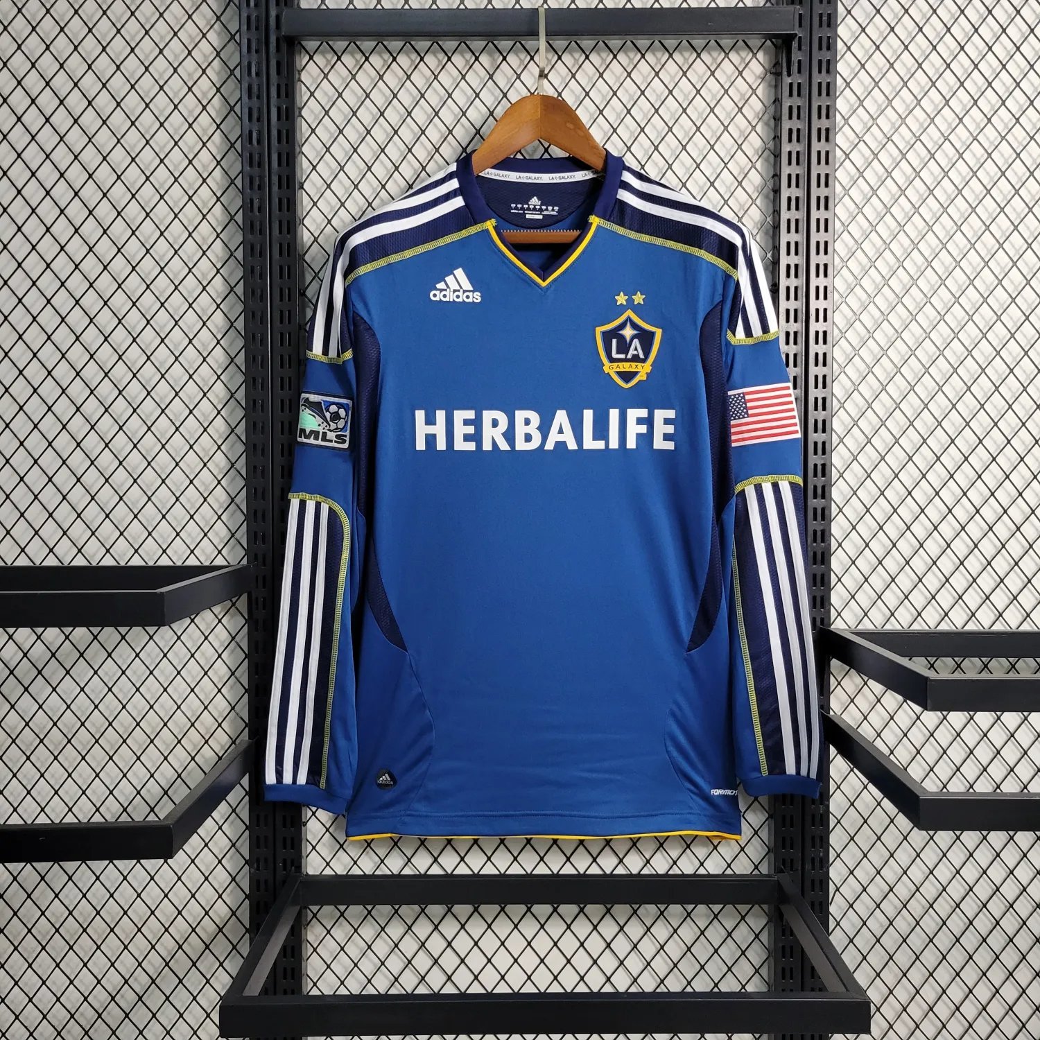 11-12 LA Galaxy Blue Retro Long Sleeve 