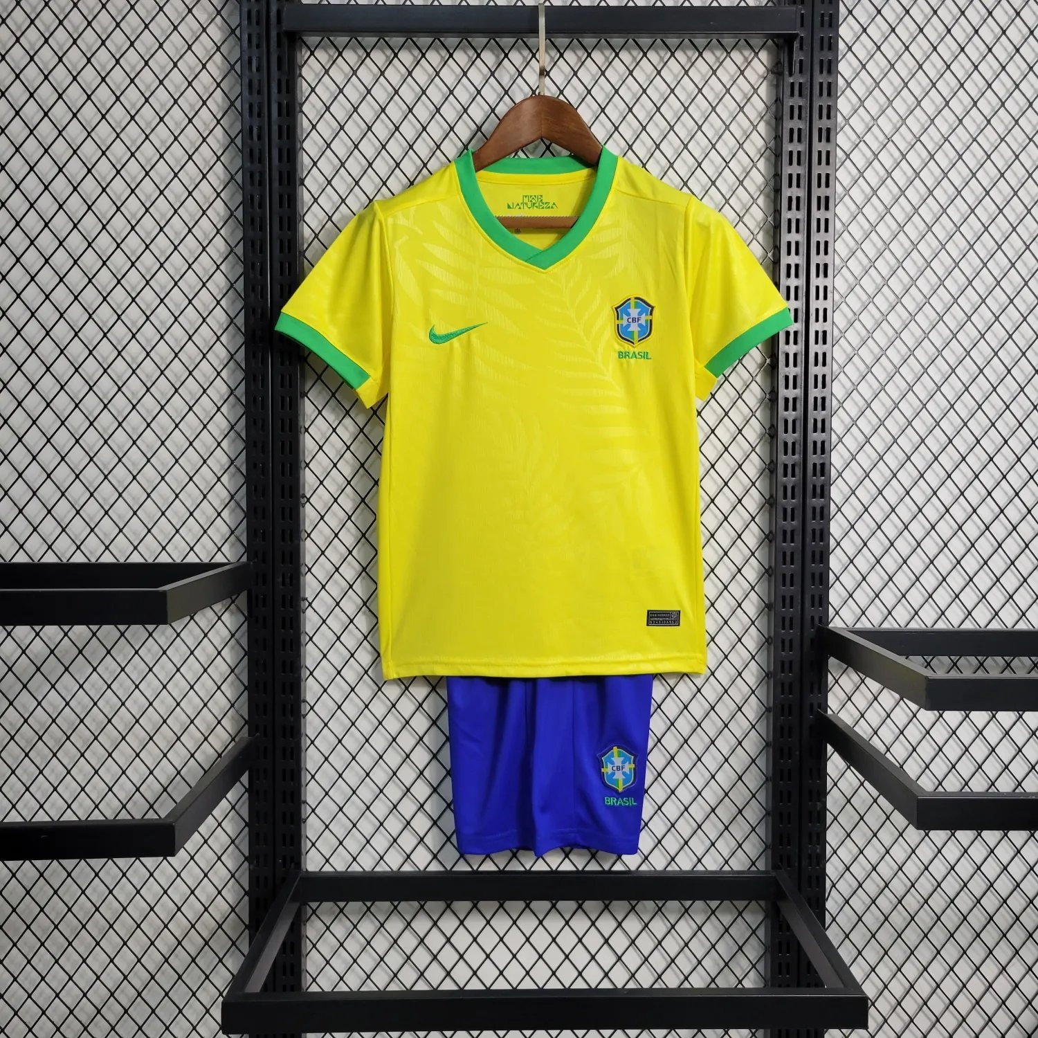 2023 Brazil Home Yellow Kids Kit