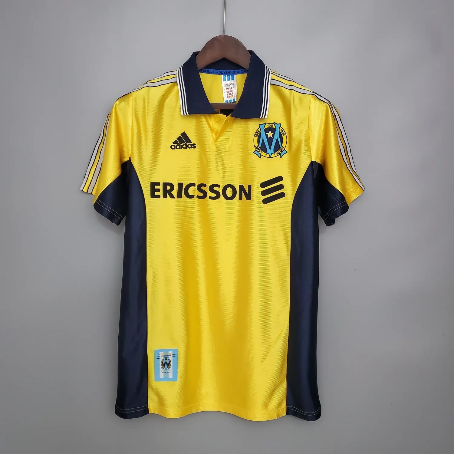 98-99 Marseille Yellow Retro 