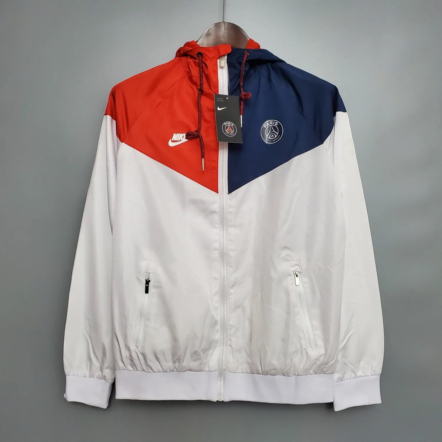 classic style Windbreaker PSG Black Red Blue 