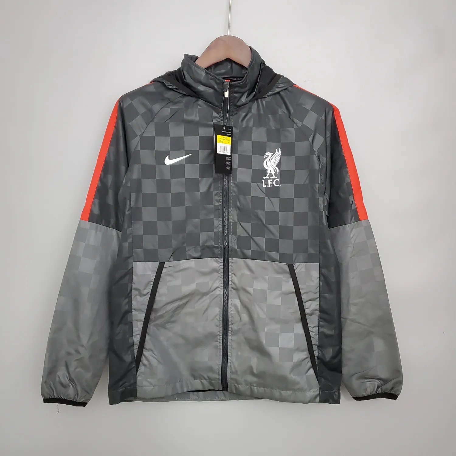 21-22 Windbreaker Liverpool Black Plaid 