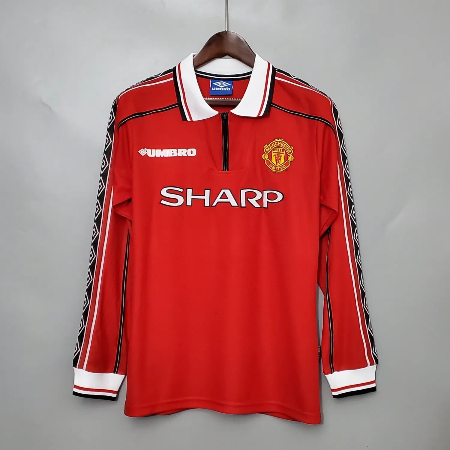 98-99 Manchester United Home Long Sleeve Retro 