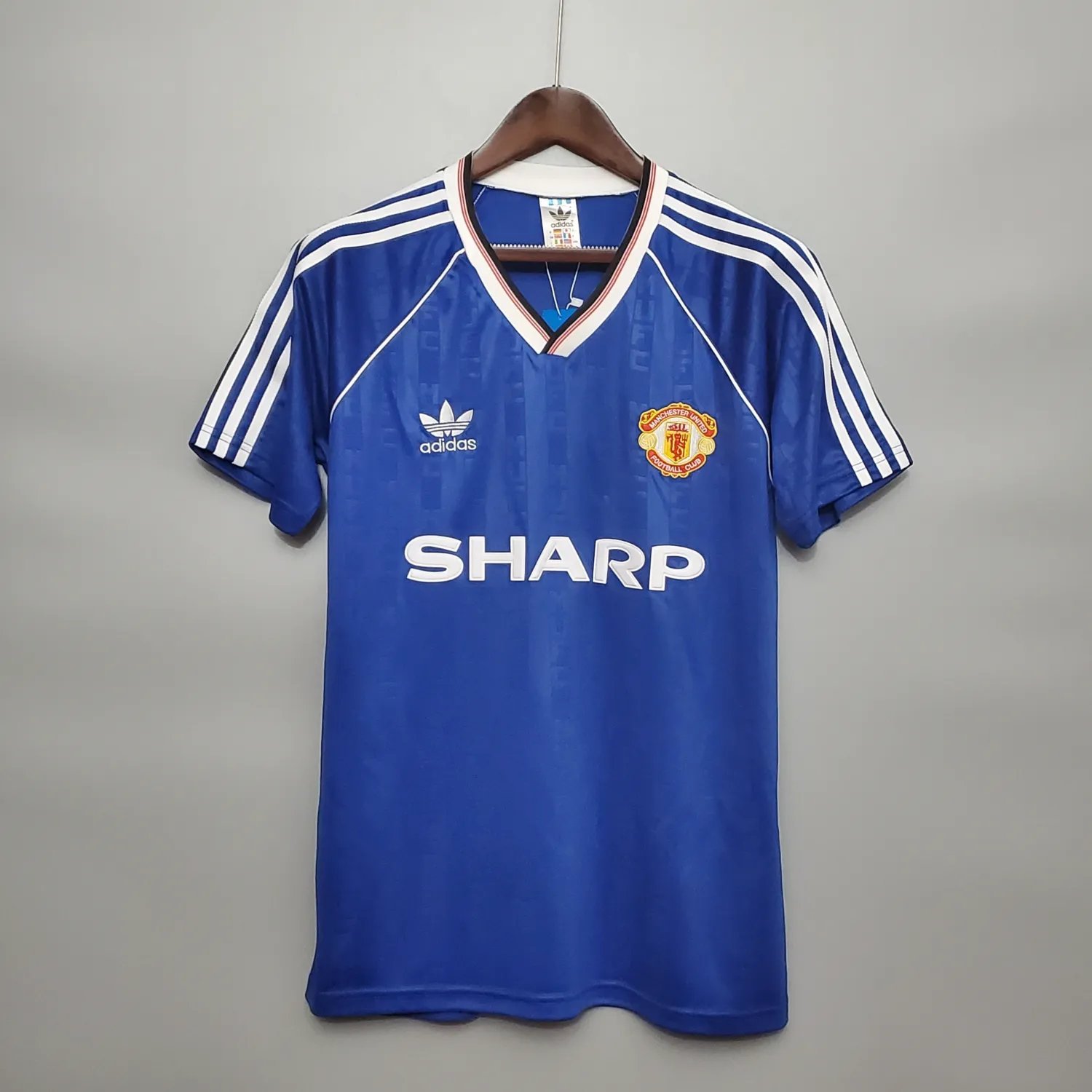 88-90 Manchester United Third Blue Retro 