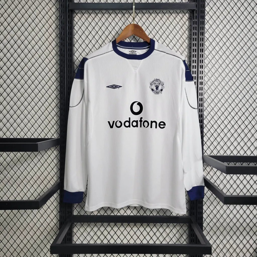 1999-00 Manchester United Away Long Sleeve Retro 