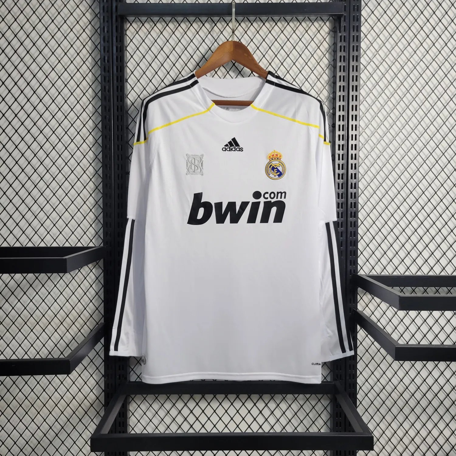 09-10 Real Madrid Home Long Sleeve Retro 