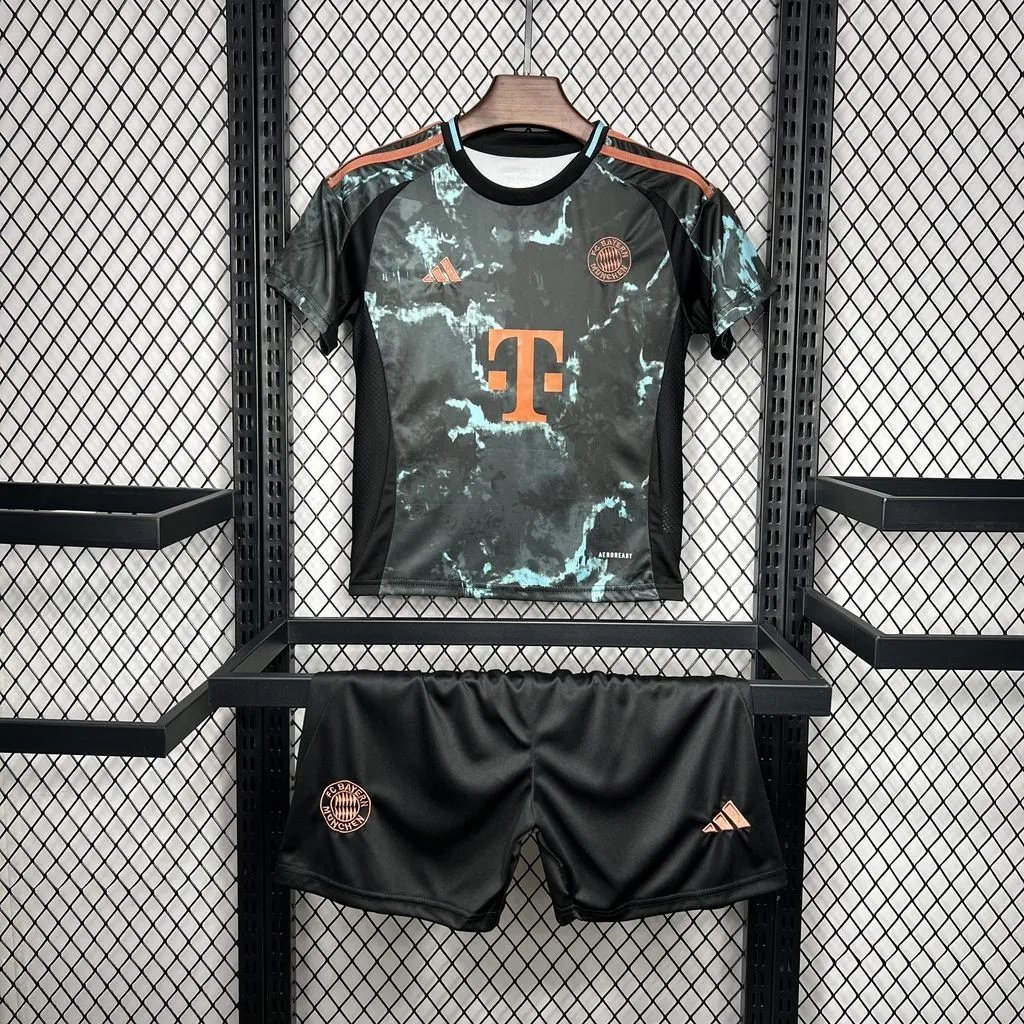 24-25 Bayern Munich Away Kids Kit