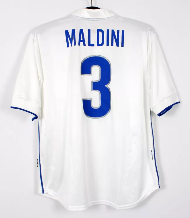 Italy Away 1998 Maldini 3 - Image 3
