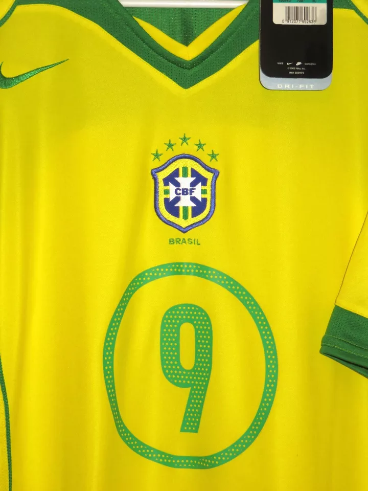 Brazil 2004 Home Ronaldo 9 - Image 4