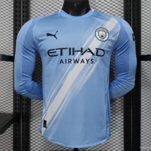 25-26 Manchester City Home Long Sleeve Player Version
