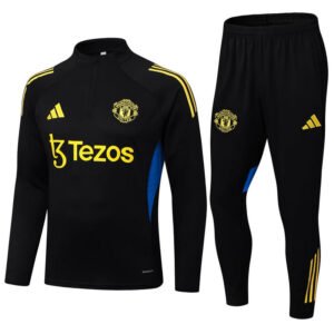 25-26 Manchester United Black Training Suit