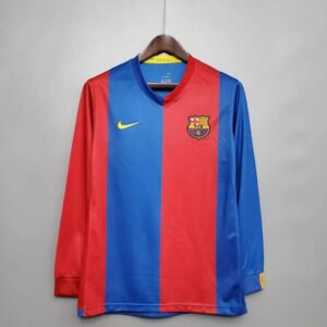 06-07 Barcelona Home Long Sleeve Retro